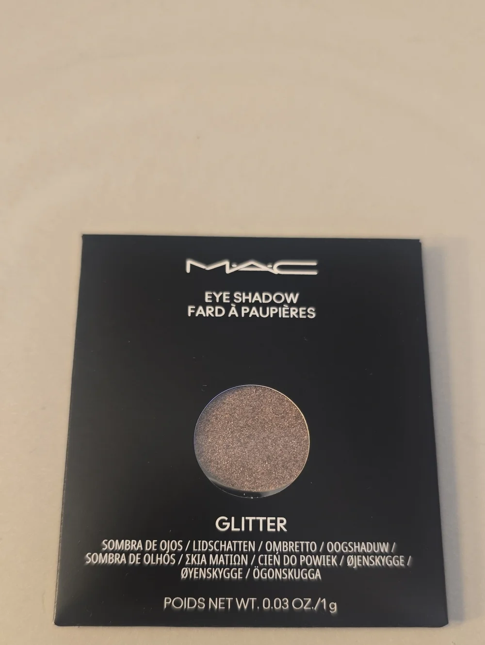 MAC Cosmetics Glitter Eyeshadow - Shimmery Brown 12 Hour Wear